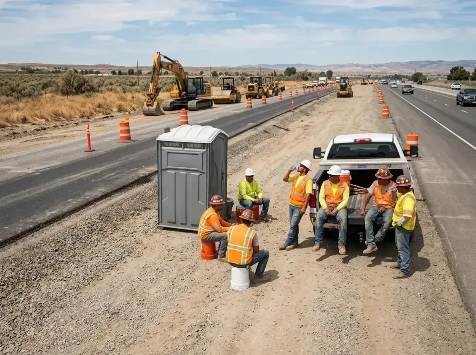 highway-road-construction-crew-007 — frequently asked questions, Porta Potty and Restroom Rentals in Acton, CA